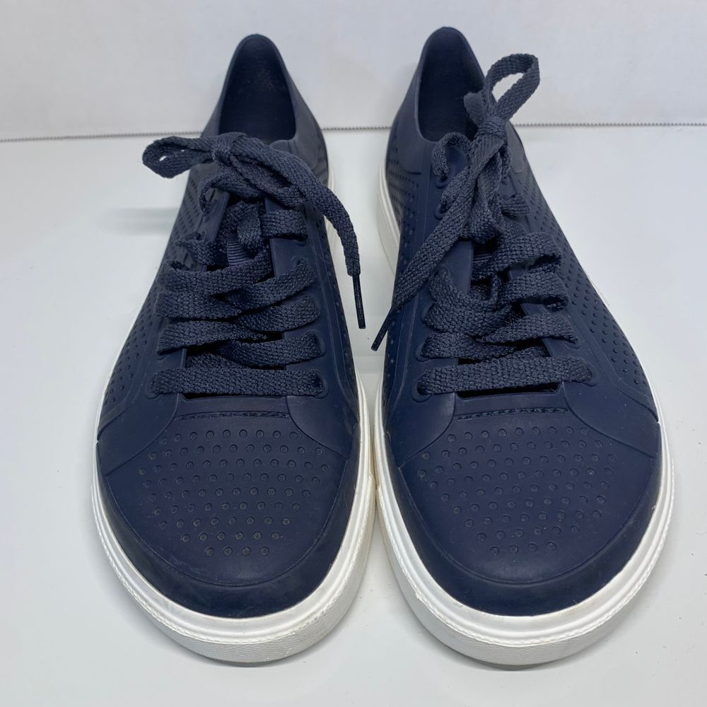 Crocs Navy Citilane Roka Court Lace Comfort Shoes/Sneakers Women 9 - Picture 2 of 8